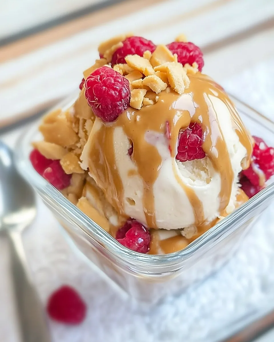 Peanut Butter Ice Cream Topping