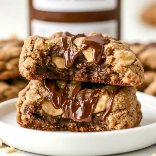 Peanut Butter Nutella Cookies