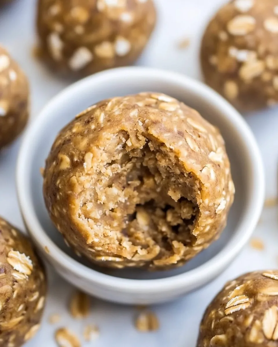 Peanut Butter Oatmeal Balls