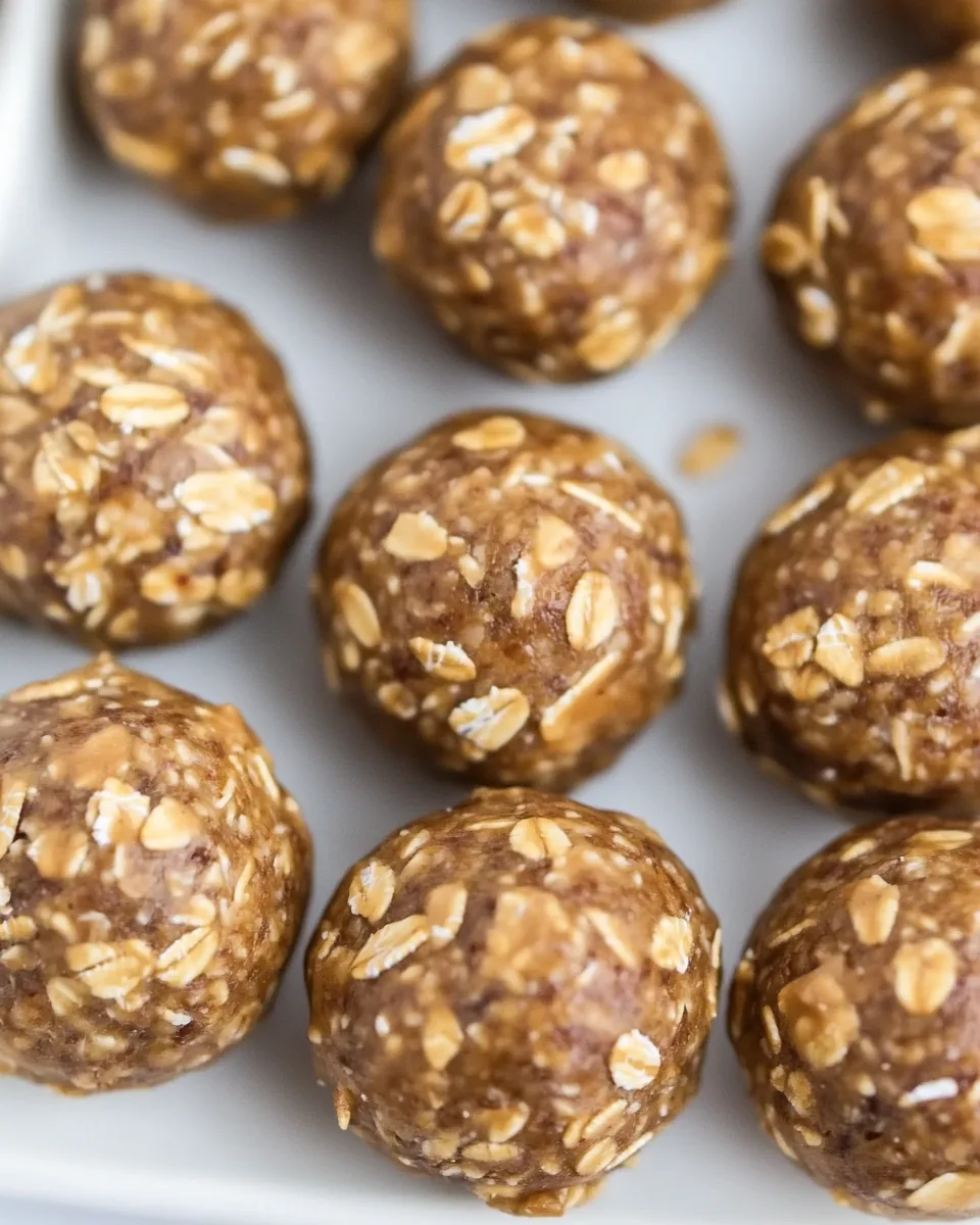 Peanut Butter Oatmeal Balls