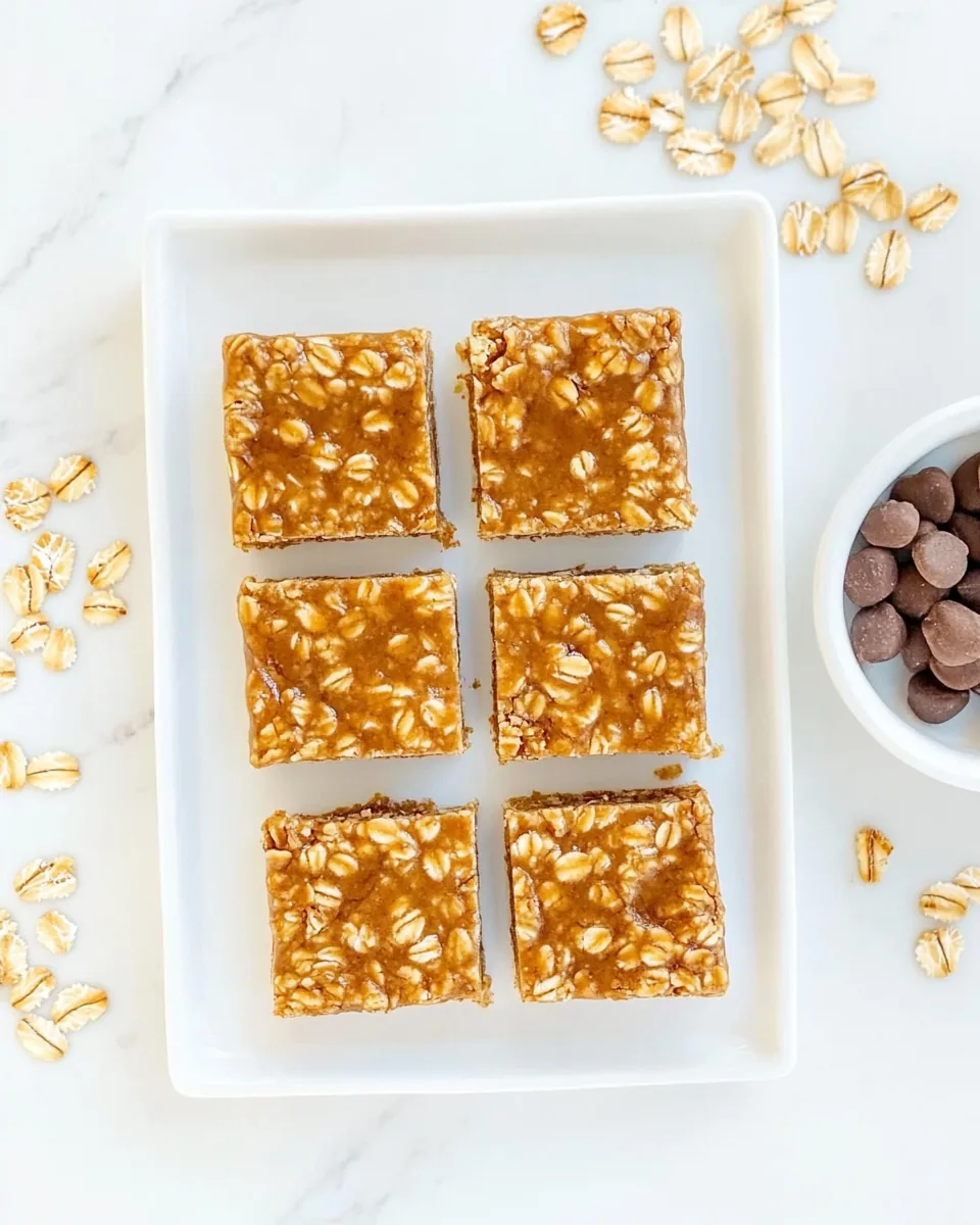 Peanut Butter Oatmeal Bars
