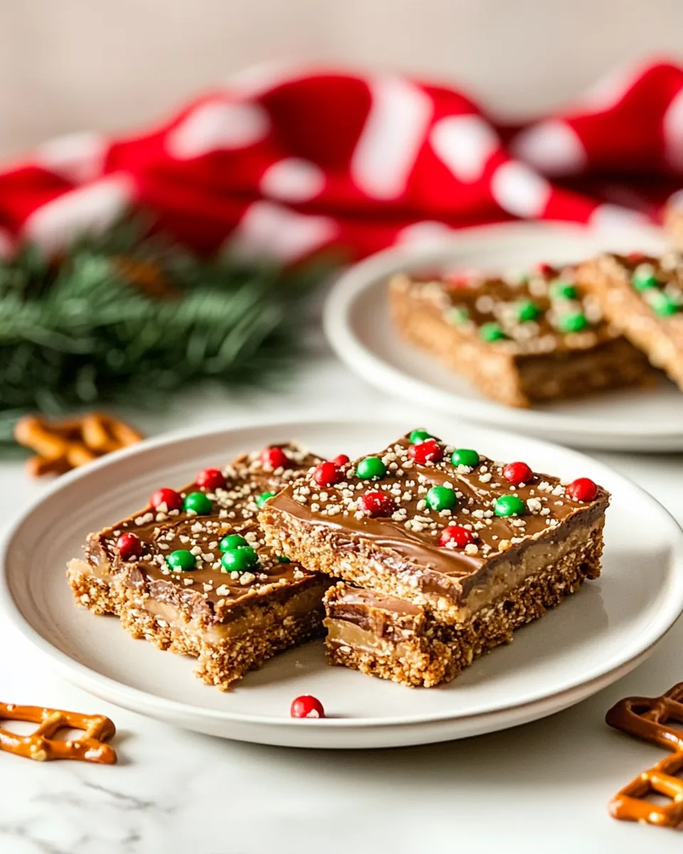 Peanut Butter Pretzel Bars