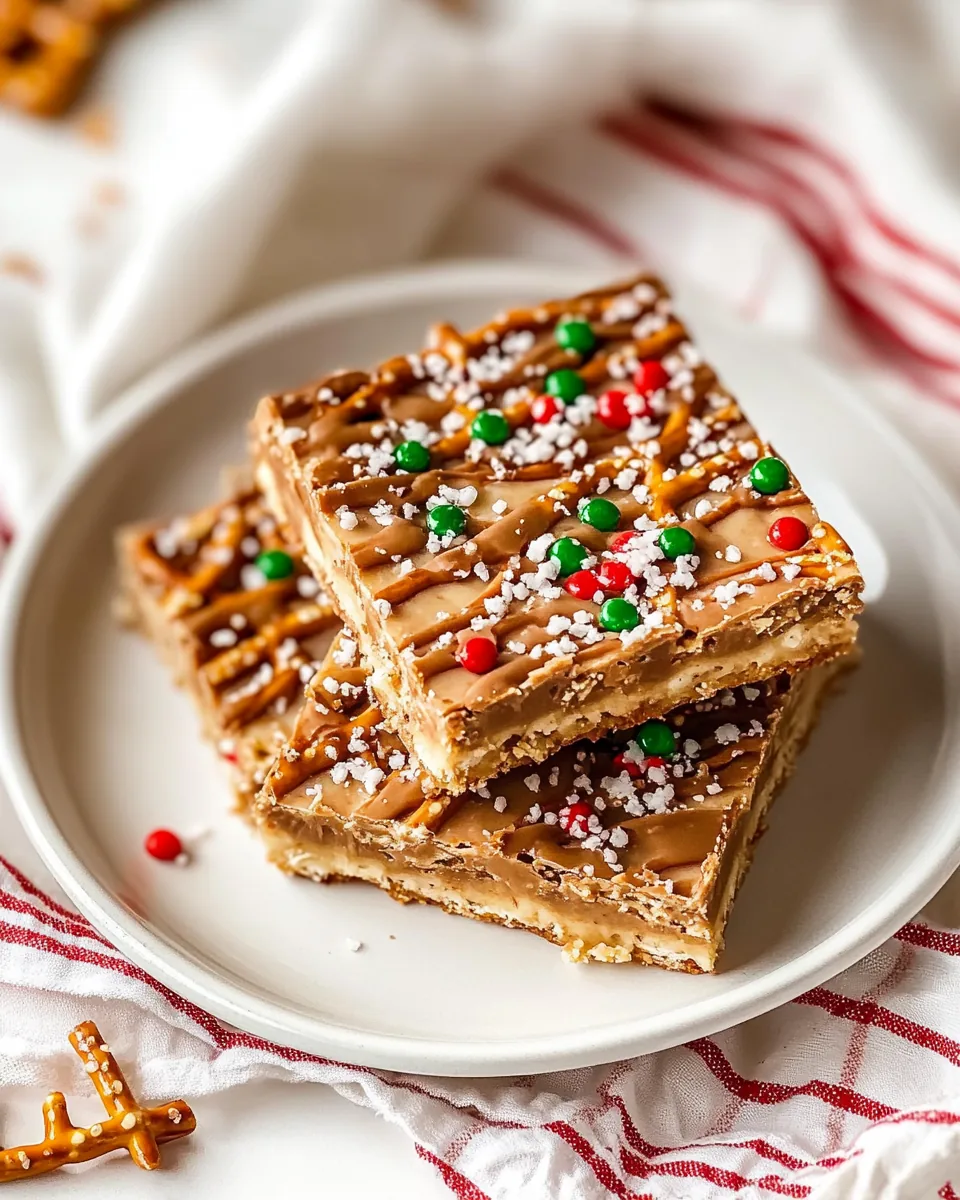 Peanut Butter Pretzel Bars