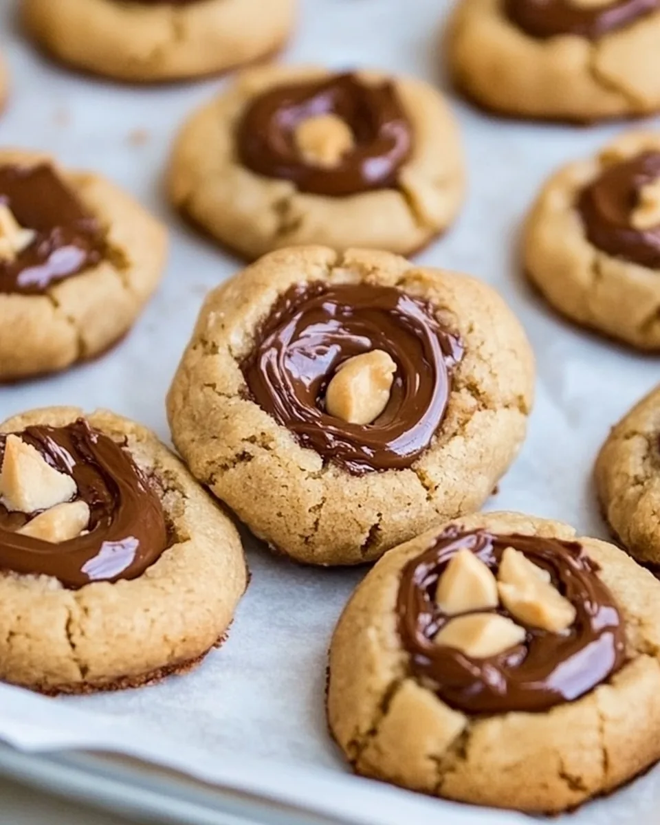 Peanut Butter Thumbprint Cookies