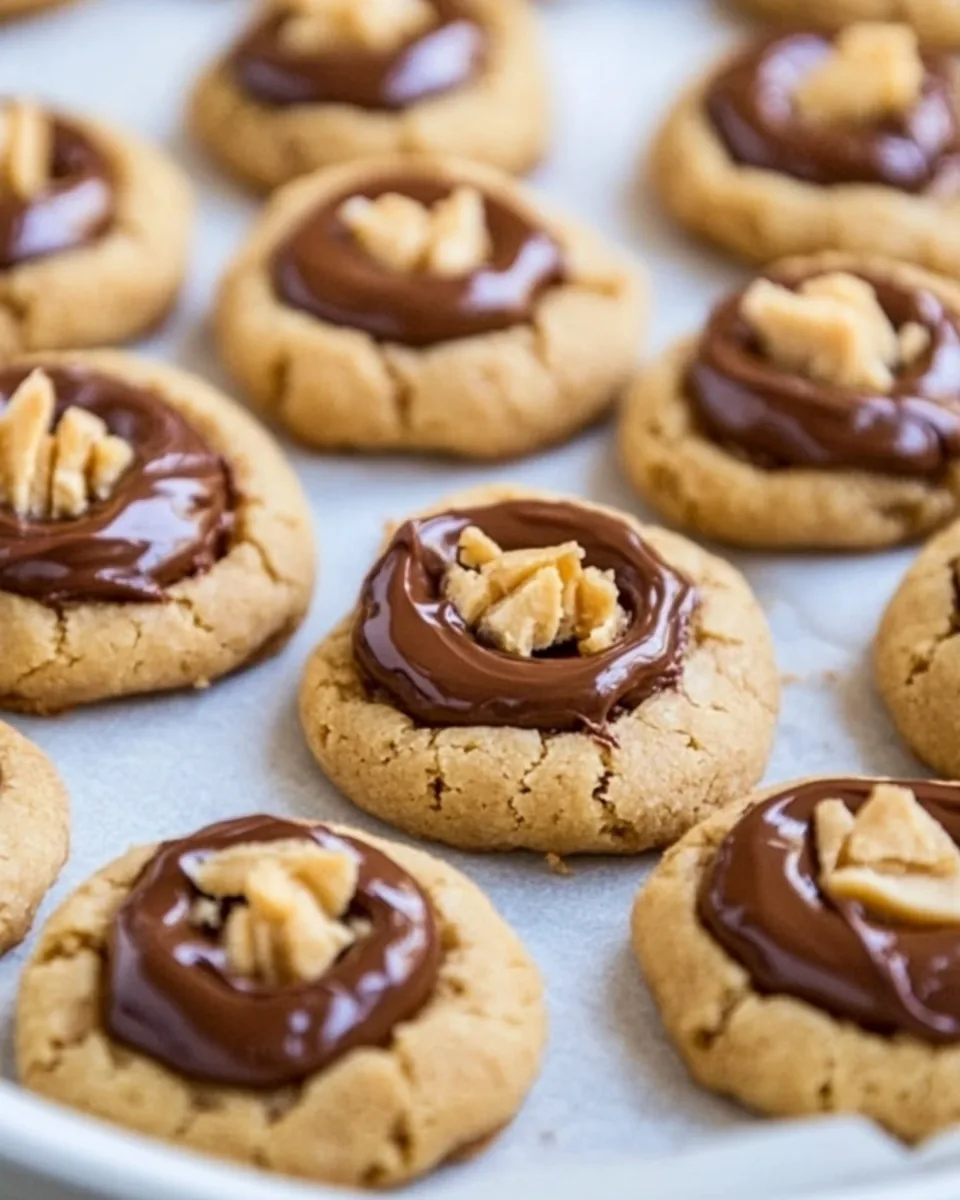 Peanut Butter Thumbprint Cookies