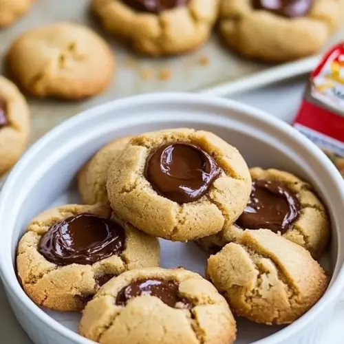 Peanut Butter Thumbprint Cookies