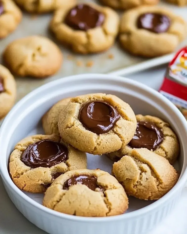 Peanut Butter Thumbprint Cookies