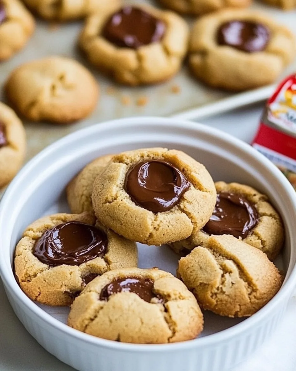 Peanut Butter Thumbprint Cookies