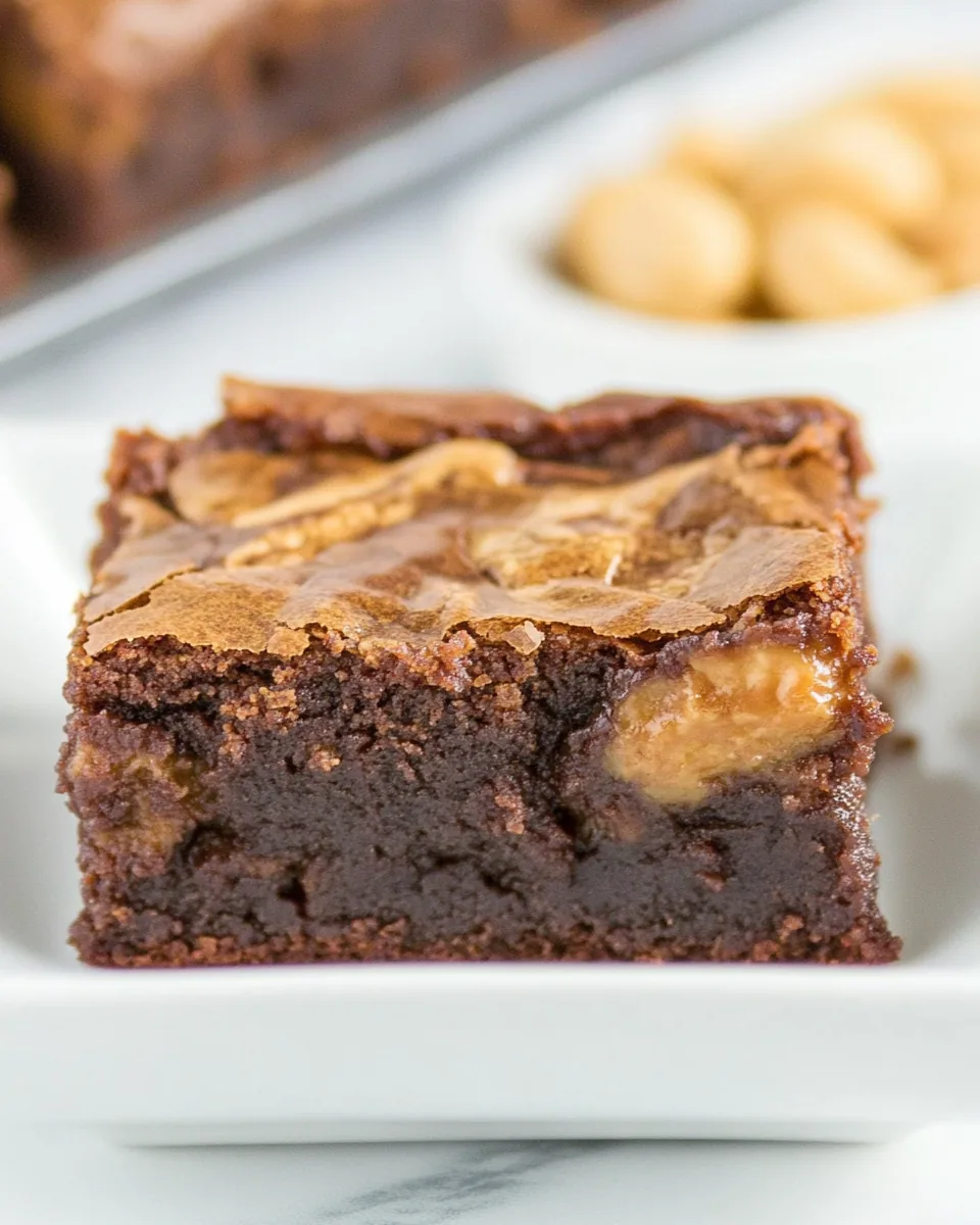 Peanut Butter and Jelly Brownies