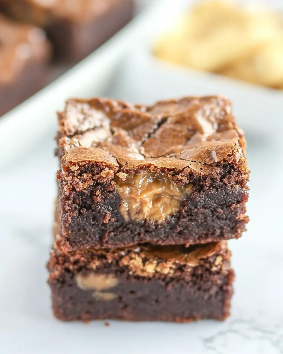 Peanut Butter and Jelly Brownies