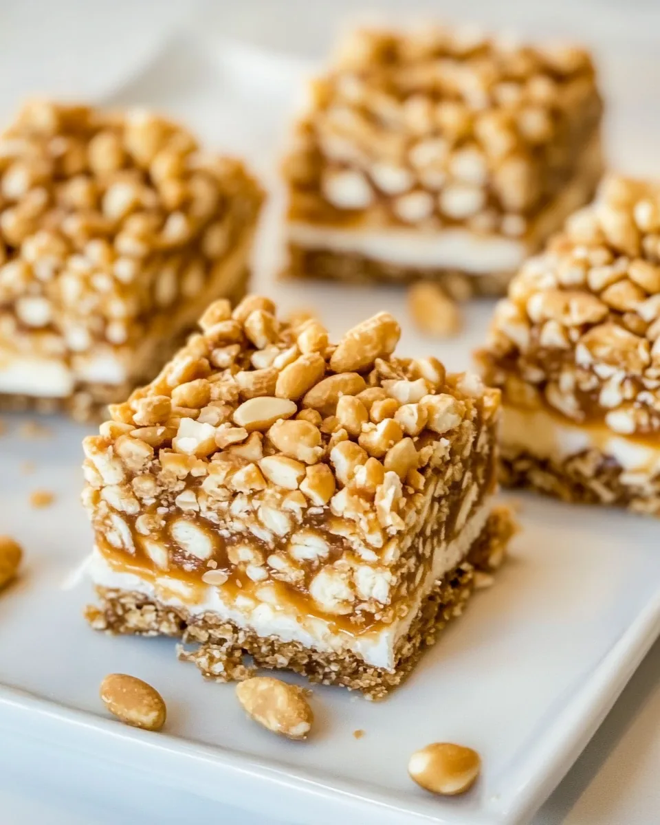 Peanut Chewy Payday Bars