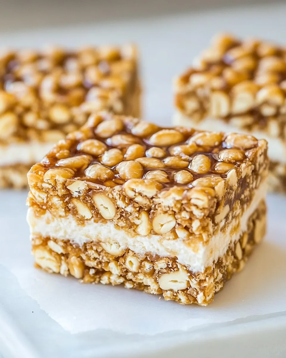 Peanut Chewy Payday Bars