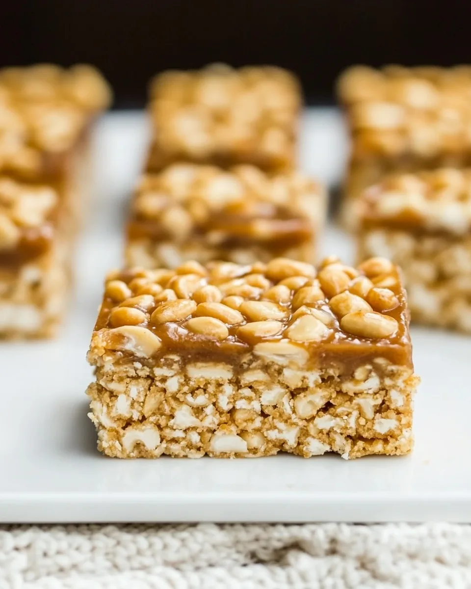Peanut Chewy Payday Bars