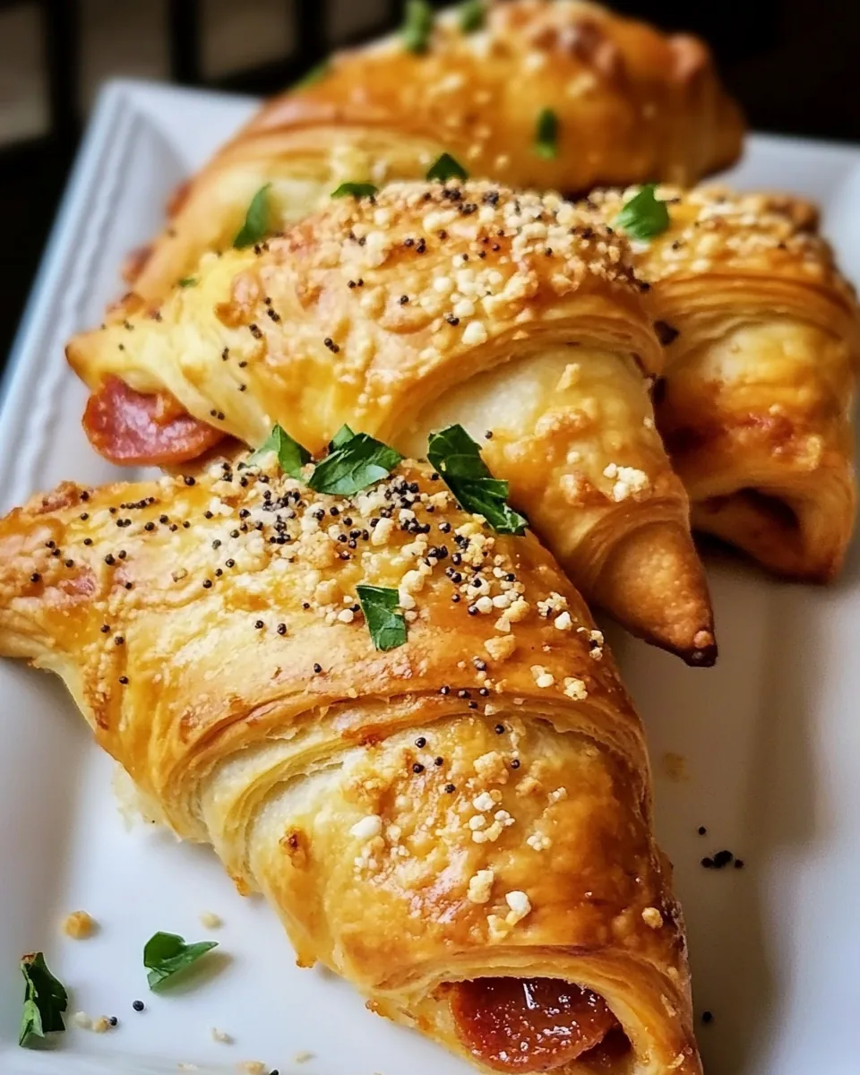 Pepperoni Crescent Rolls