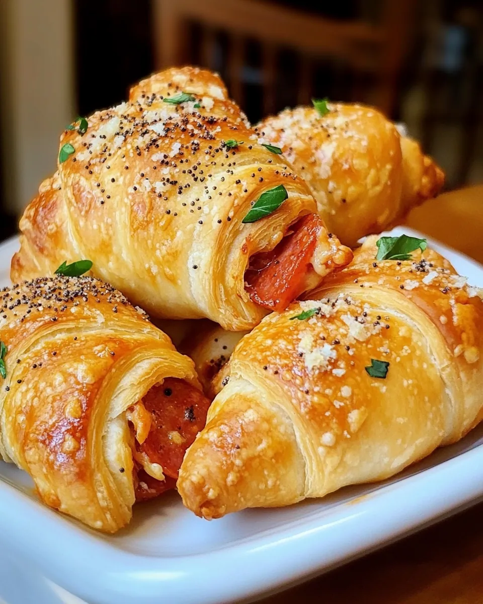 Pepperoni Crescent Rolls