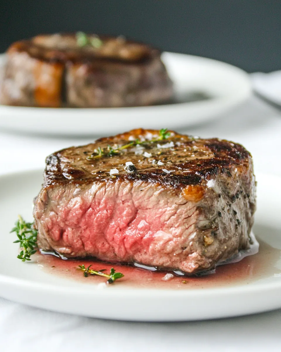 Perfect Pan Seared Rib Eye Filets