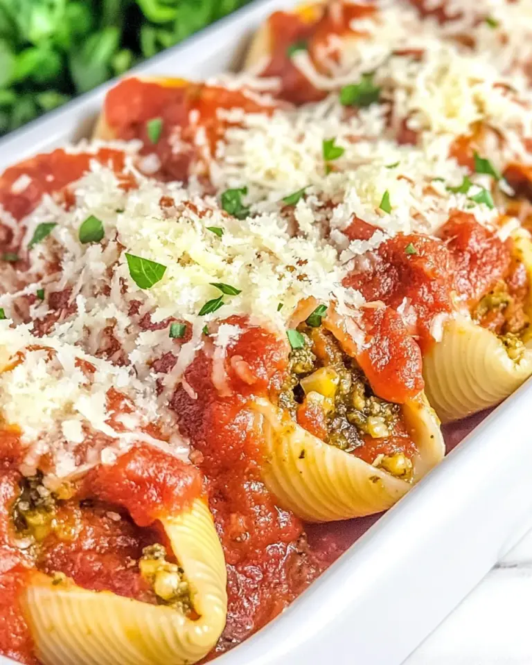 Pesto Stuffed Shells