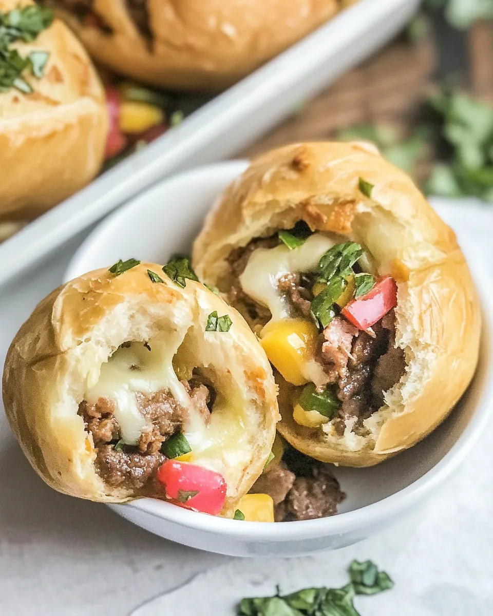 Philly Cheesesteak Bombs