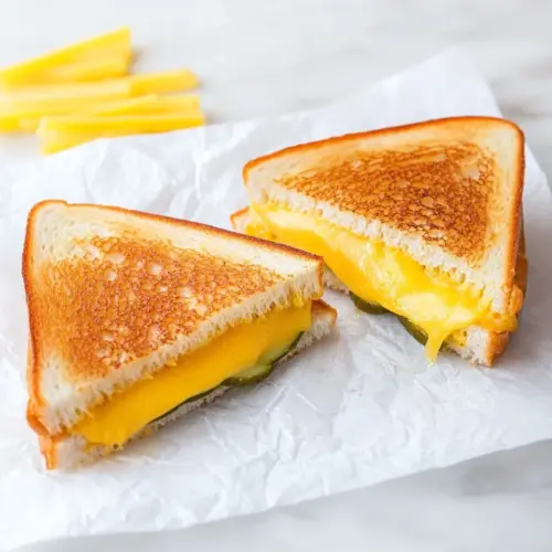 Pickle Grilled Cheese Sandwiches