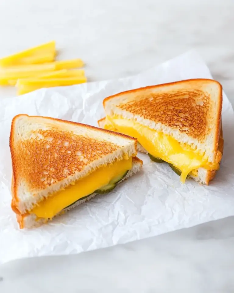 Pickle Grilled Cheese Sandwiches