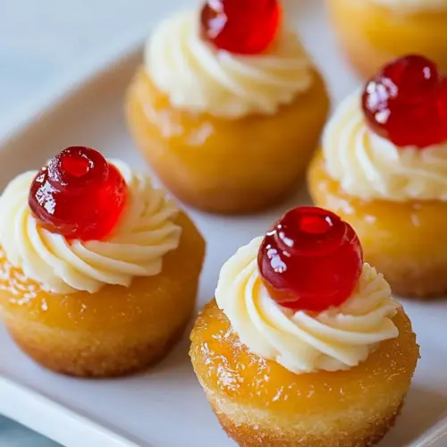 Pineapple Upside Down Cupcakes