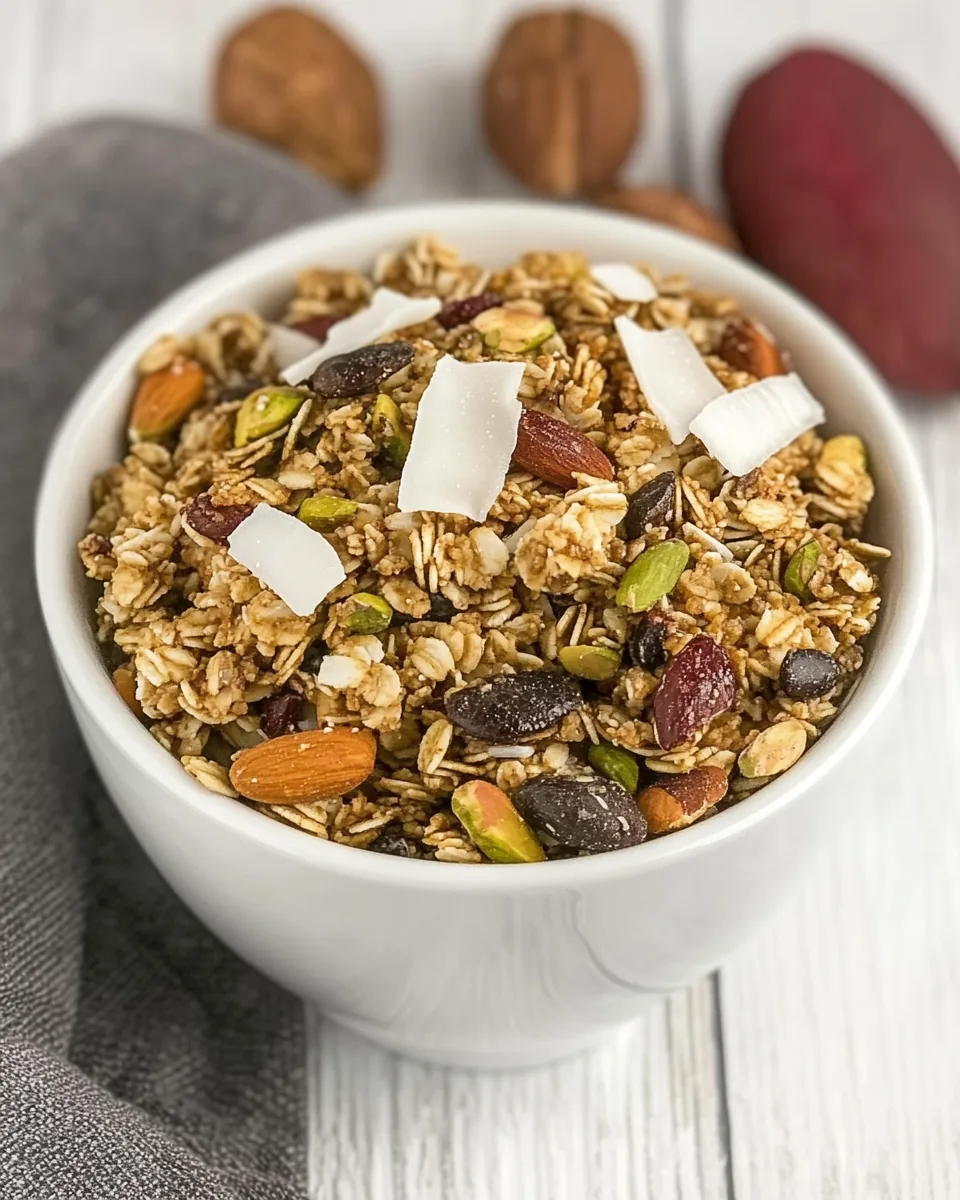 Pistachio Coconut Granola