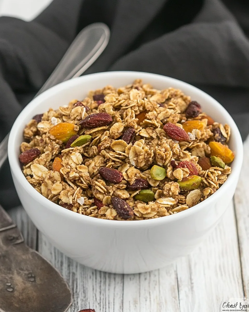Pistachio Coconut Granola