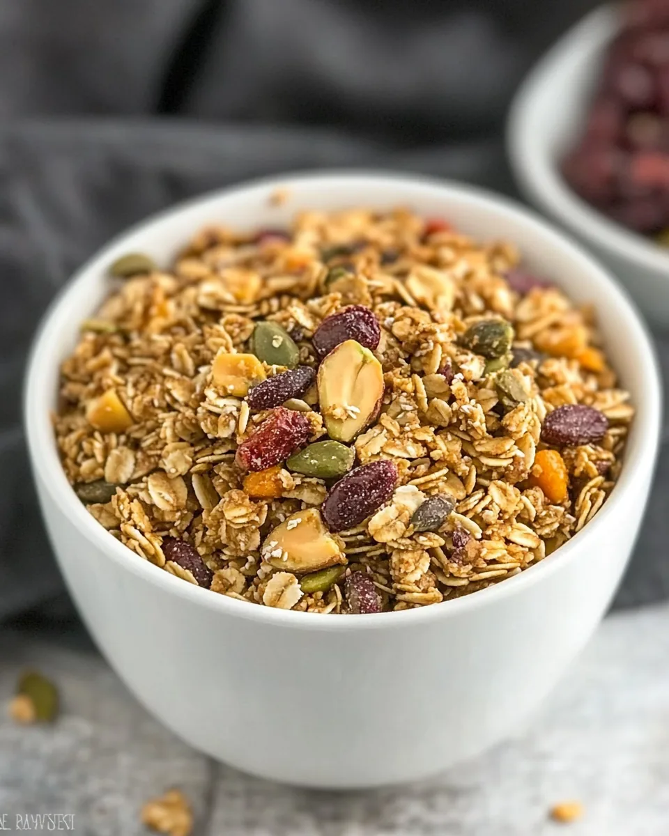 Pistachio Coconut Granola