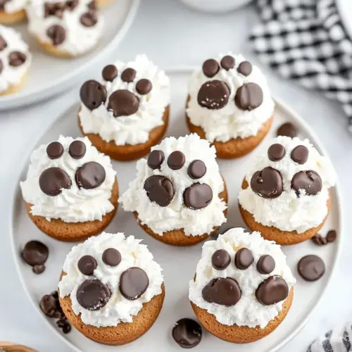 Polar Bear Paw Cupcakes