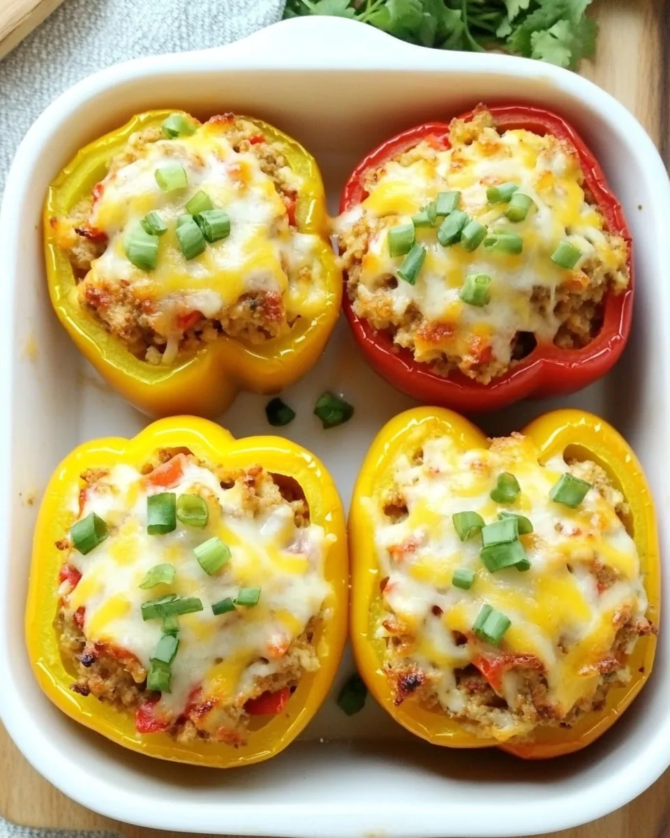 Pot o Gold Stuffed Peppers
