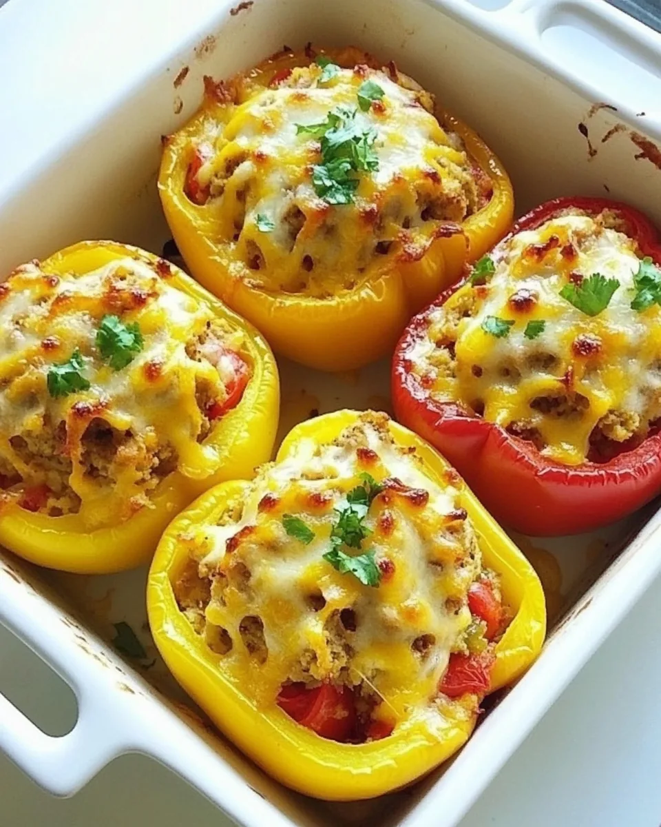 Pot o Gold Stuffed Peppers