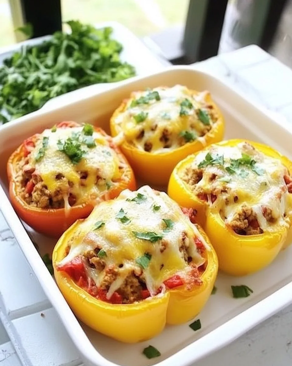 Pot o Gold Stuffed Peppers