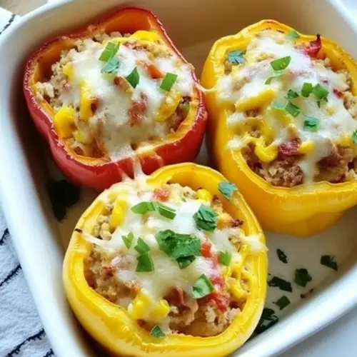 Pot o Gold Stuffed Peppers
