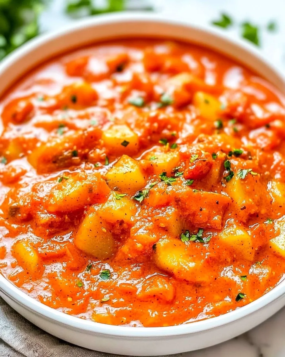 Potato Chickpea Coconut Curry