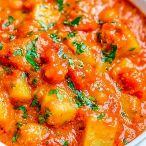 Potato Chickpea Coconut Curry