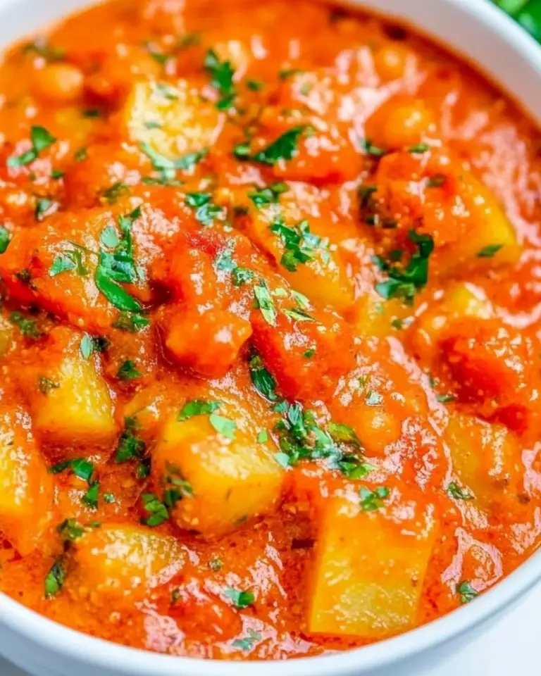 Potato Chickpea Coconut Curry