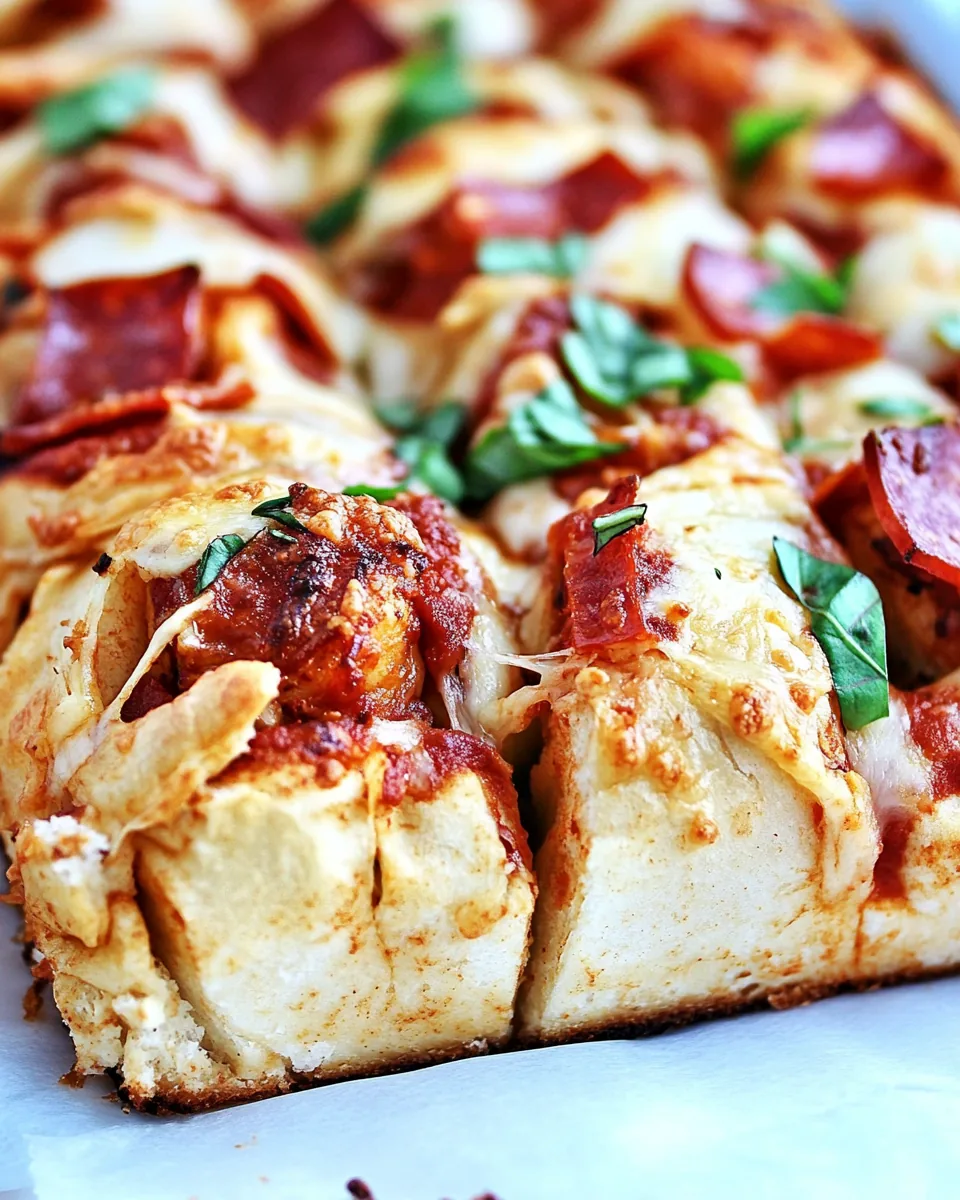 Pull Apart Pizza Bread