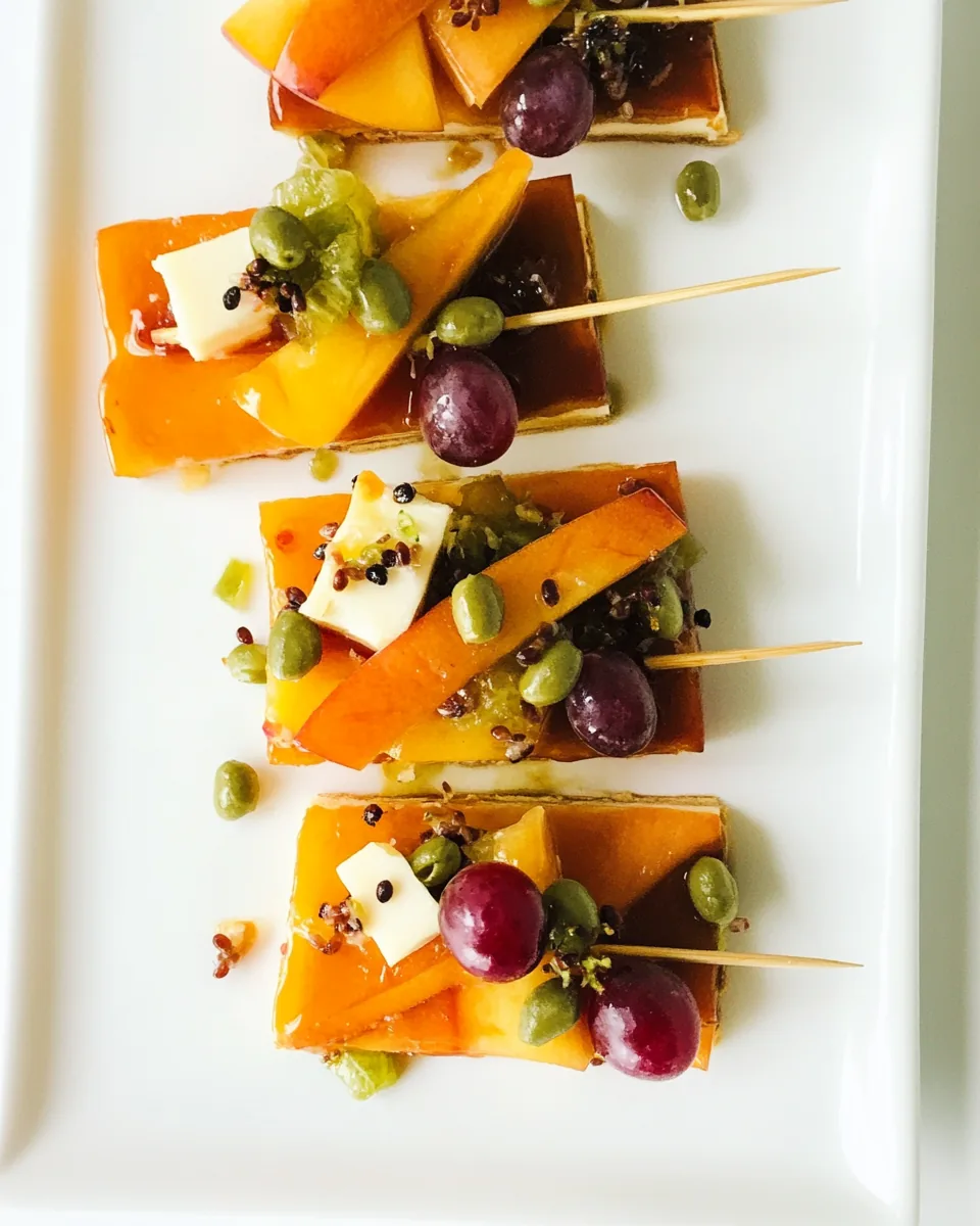 Fruit And Cheese Appetizer