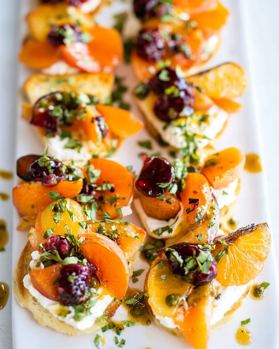 Fruit And Cheese Appetizer