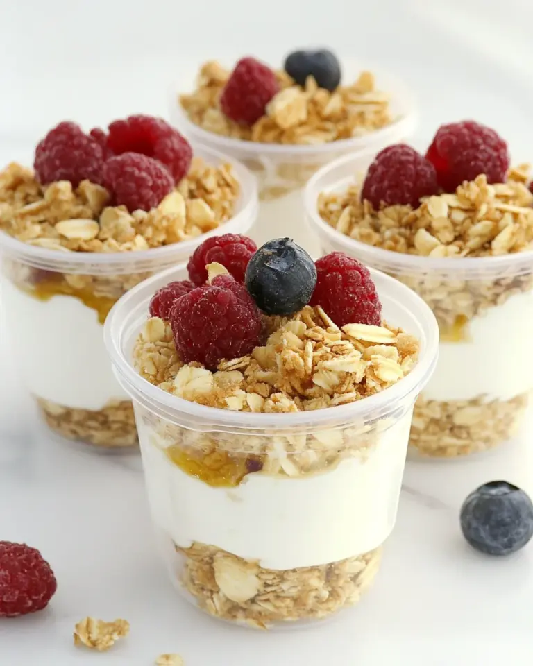 Quick Yogurt Parfaits