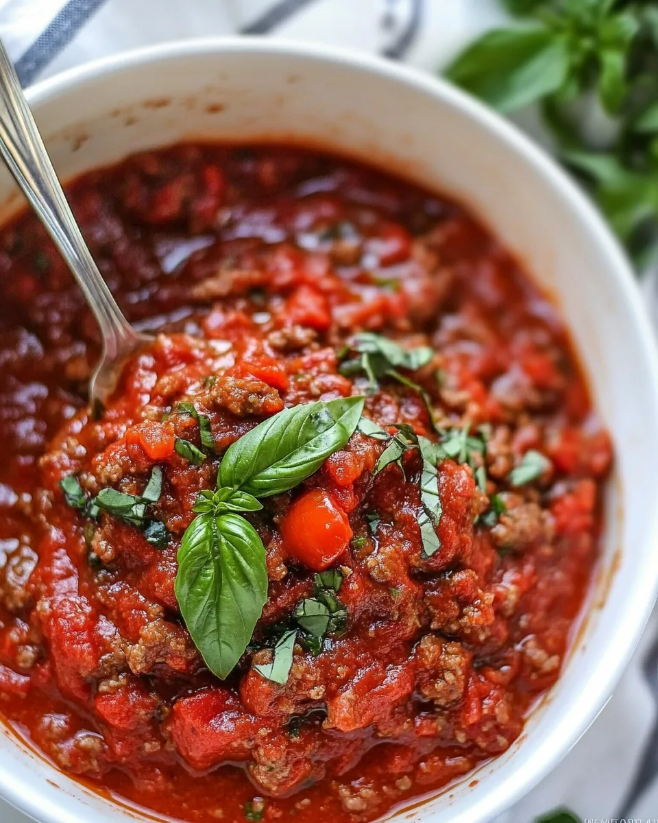 Sausage Marinara Sauce