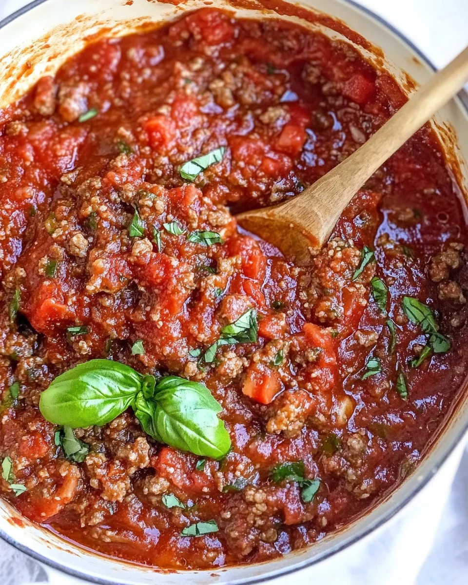 Sausage Marinara Sauce