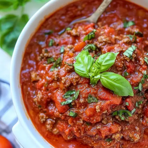 Sausage Marinara Sauce