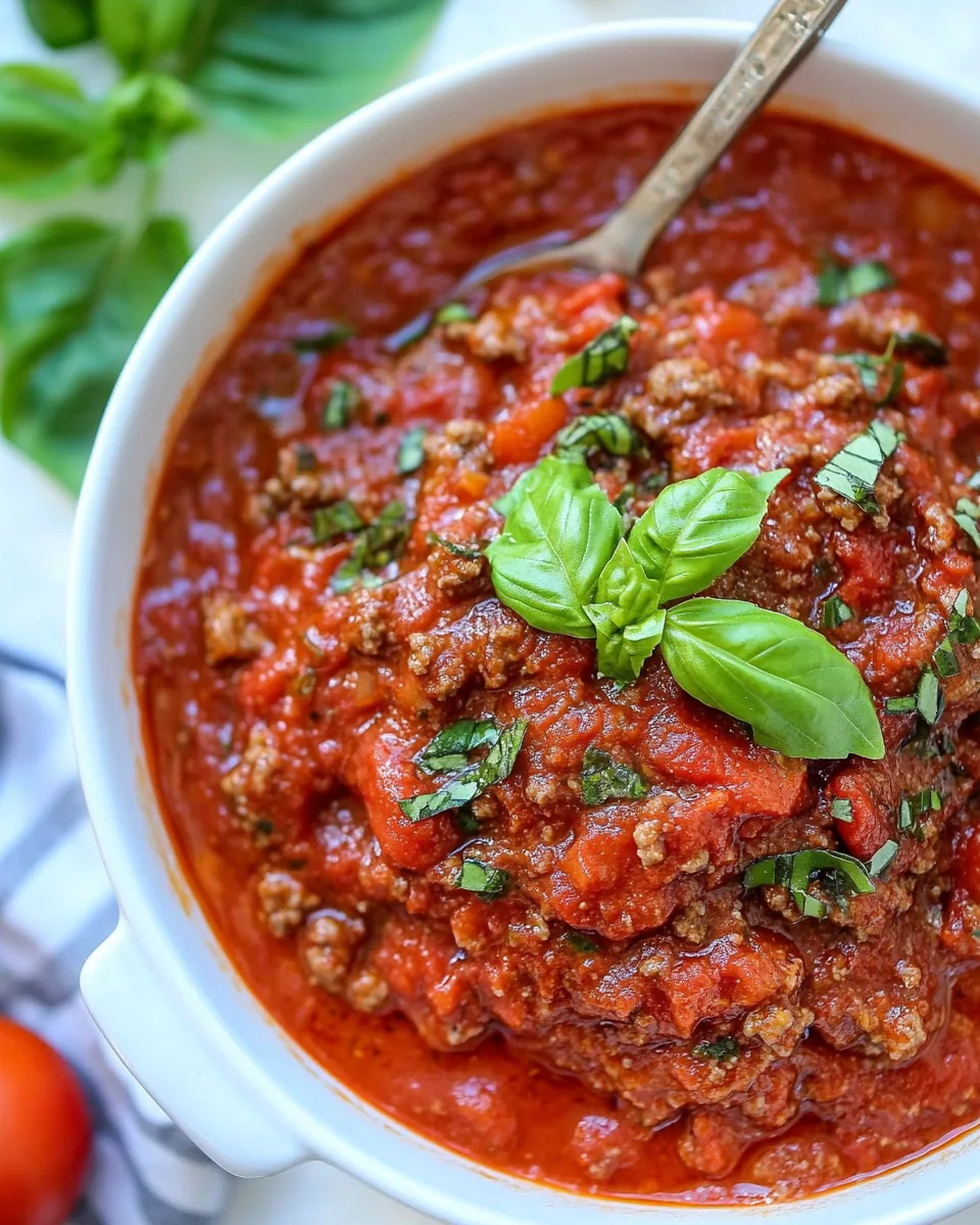 Sausage Marinara Sauce