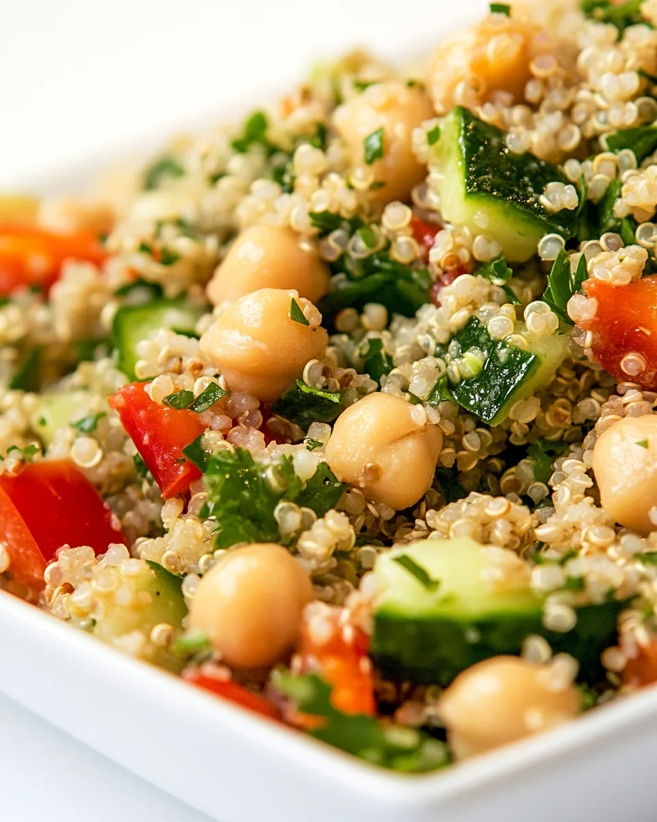 Quinoa Chickpea Salad