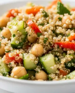 Quinoa Chickpea Salad