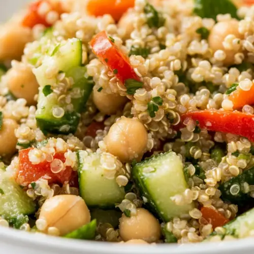Quinoa Chickpea Salad