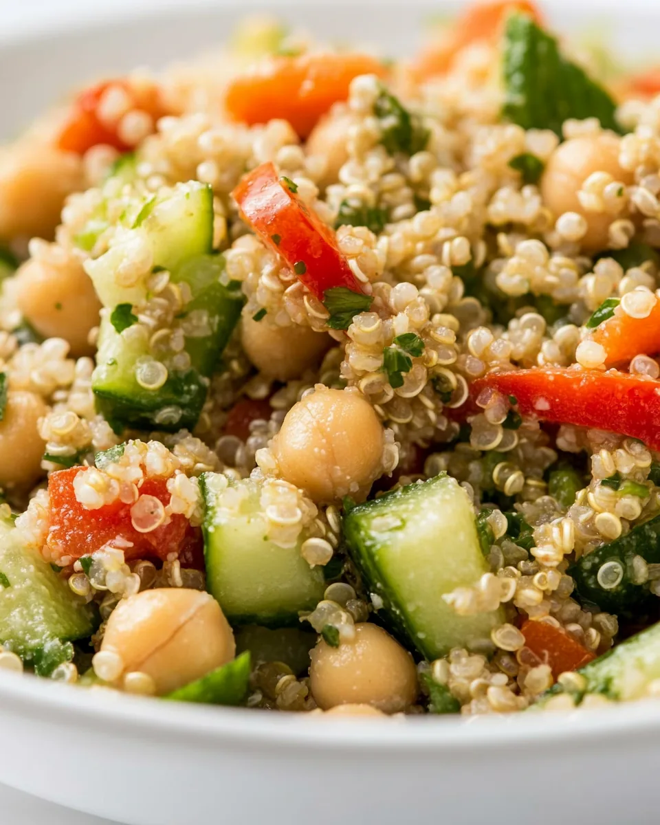 Quinoa Chickpea Salad