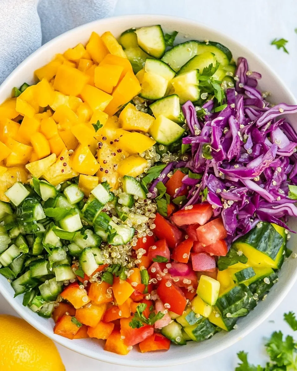 Rainbow Quinoa Salad