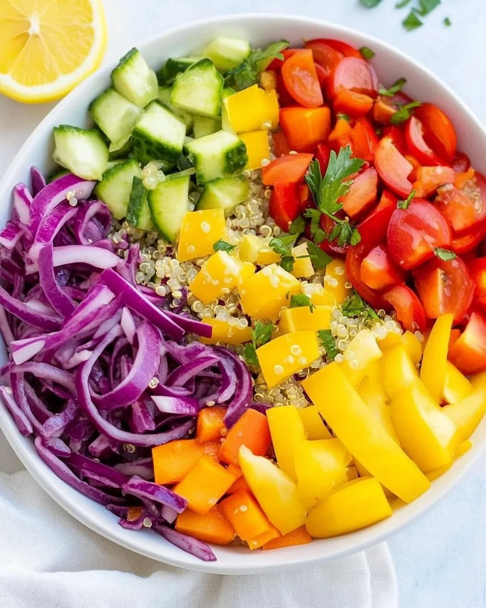 Rainbow Quinoa Salad